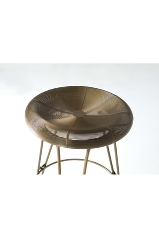 Tabouret de bar - Doré - 45 x 76 x 45 cm