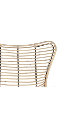 2 fauteuils - Naturel et noir