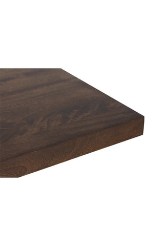 Table à manger -  Naturel et doré - Plateau en bois de manguier - 200 x 76 x 100 cm