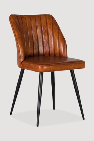 Chaise - Marron et noir - En bois