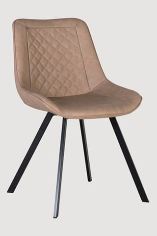 2 chaises - Beige et noir