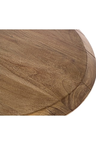 Table basse - Naturel et noir - Plateau en acacia - 200 x 48 x 100 cm