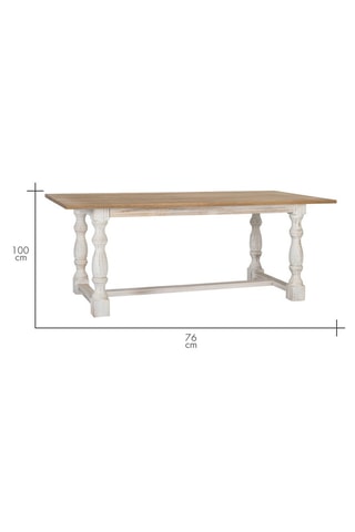 Table en manguier - 200 x 76 x 100 cm