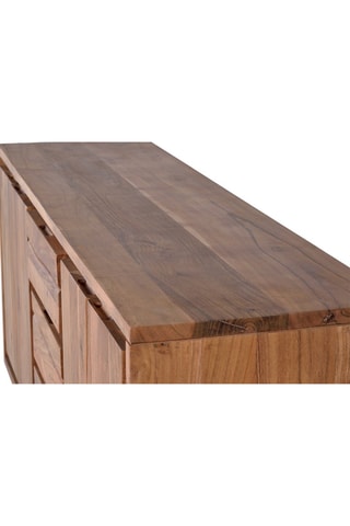 Buffet 4 portes - Naturel - En acacia - 172 x 82 x 45 cm