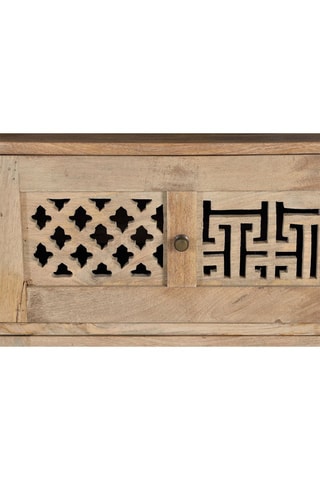 Bibliothèque - Naturel - Structure en bois de manguier -  60 x 40 x 160 cm