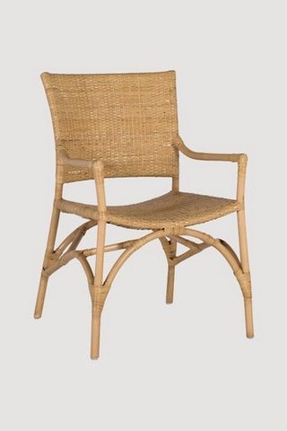 2 chaises en bambou - 54 x 54 x 85 cm