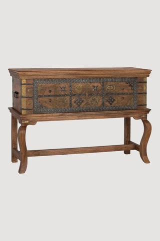 Console en manguier - 116 x 80 x 40 cm