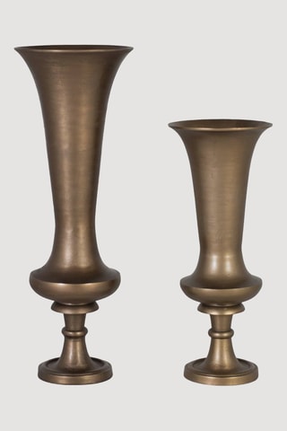 2 vases - 80/62 cm - Doré