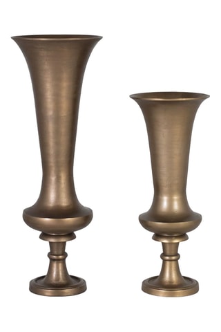 2 vases - 80/62 cm - Doré