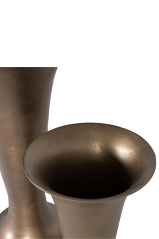 2 vases - 80/62 cm - Doré