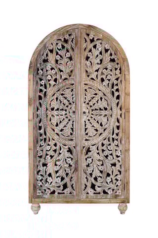 Armoire 2 portes en teck - 100 x 188 x 50 cm