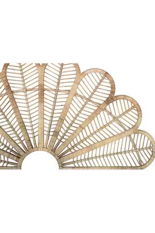 Tête de lit en rotin 