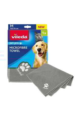 2 x Serviette pour animaux - 45 x 70 cm -Gris