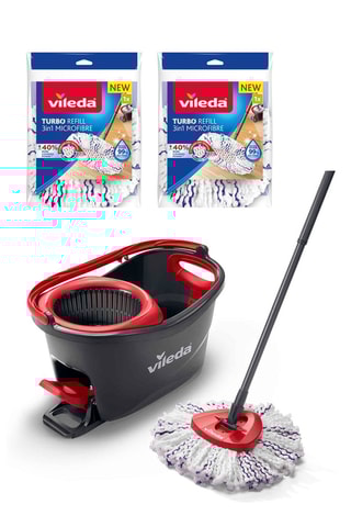 Set Bezem 3-in-1 en 2 Navullingen 3-in-1 Turbo  