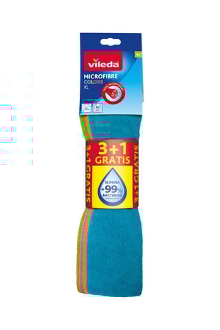 4 x 4 chiffons XL - Multicolore