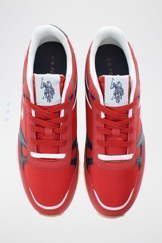 Baskets Tabry - Rouge et bleu marine