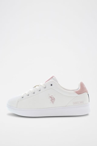 Baskets Byron - Blanc et rose