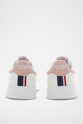 Baskets Byron - Blanc et rose