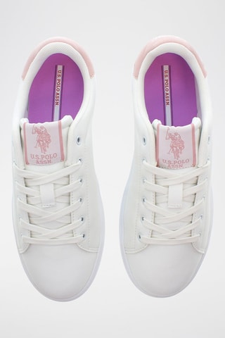 Baskets Byron - Blanc et rose