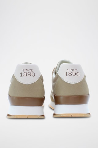 Baskets Alexis - Beige et blanc