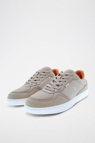 Baskets Byron - Beige et orange