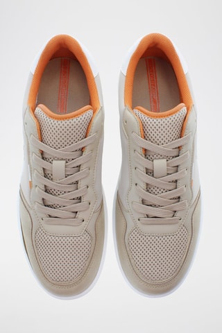 Baskets Byron - Beige et orange