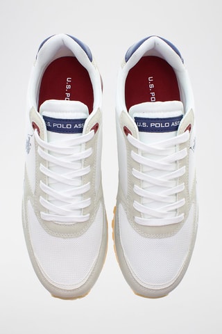 Baskets Alexis - Blanc et bleu