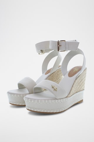 Sandales compensées Aylin - Blanc