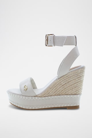 Sandales compensées Aylin - Blanc