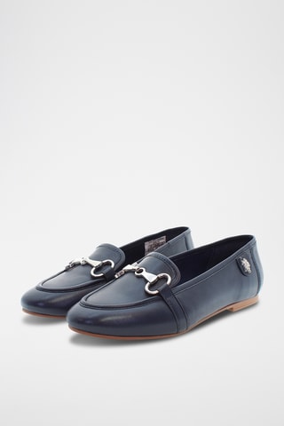 Mocassins en cuir Chery - Bleu marine 
