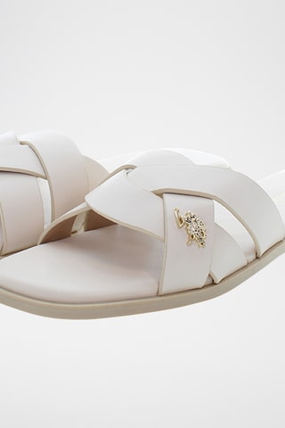 Mules en cuir Betsy - Ecru