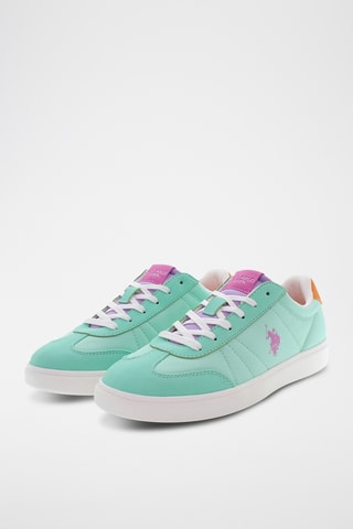 Baskets en nubuck Marlyn - Vert