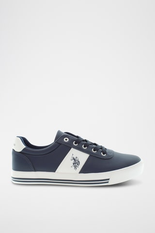 Baskets Bob - Bleu nuit et blanc