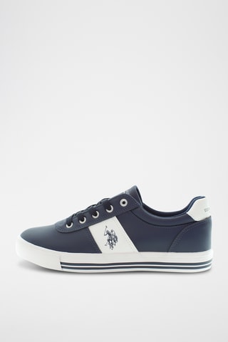 Baskets Bob - Bleu nuit et blanc