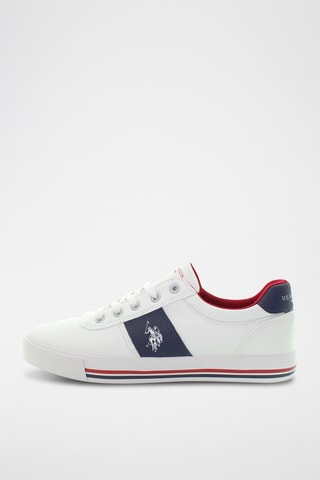 Baskets Bob - Blanc et bleu nuit