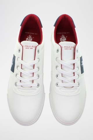 Baskets Bob - Blanc et bleu nuit