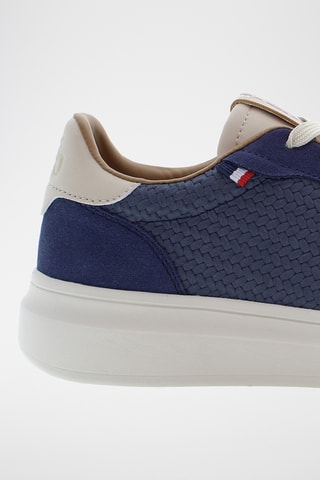 Baskets en cuir Cody - Bleu marine