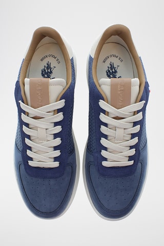 Baskets en cuir Cody - Bleu marine