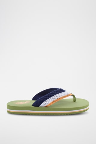 Slippers Hank - Olijfgroen en Marineblauw