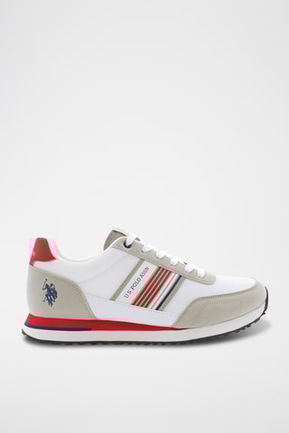 Baskets Xirio - Beige et rouge