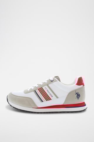 Baskets Xirio - Beige et rouge