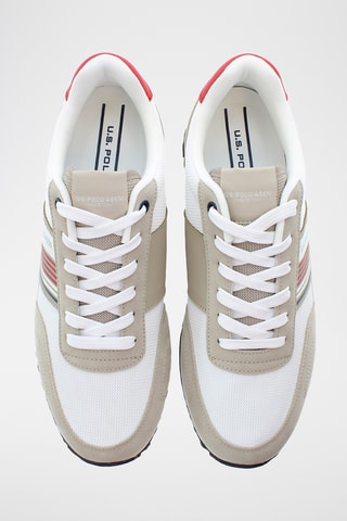 Baskets Xirio - Beige et rouge