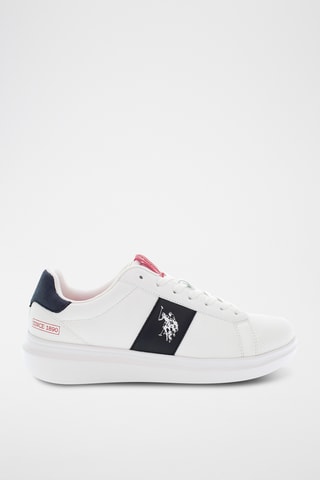 Baskets en cuir George - Blanc