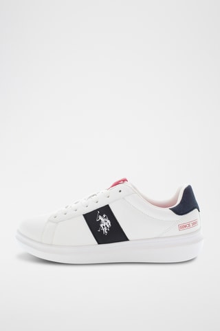 Baskets en cuir George - Blanc