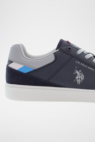 Baskets en cuir Rokko - Bleu marine