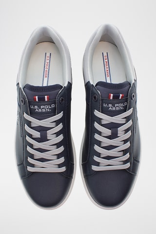 Baskets en cuir Rokko - Bleu marine