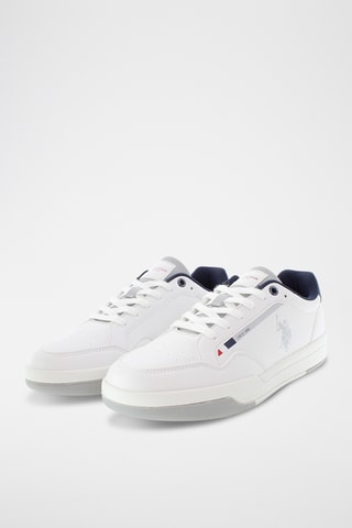 Baskets en cuir Steve - Blanc