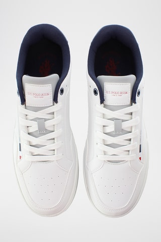 Baskets en cuir Steve - Blanc