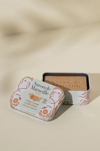 Savon de Marseille à l'huile essentielle Orange - 100 g