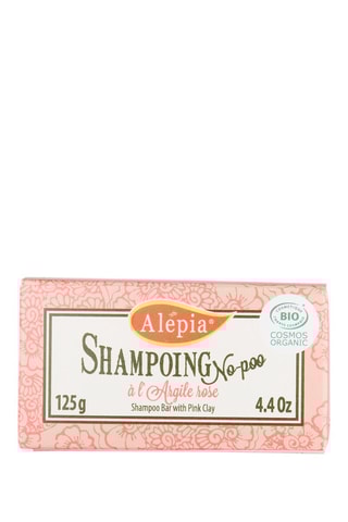 Barre de shampoing No Poo bio à l'argile rose - 125 g
